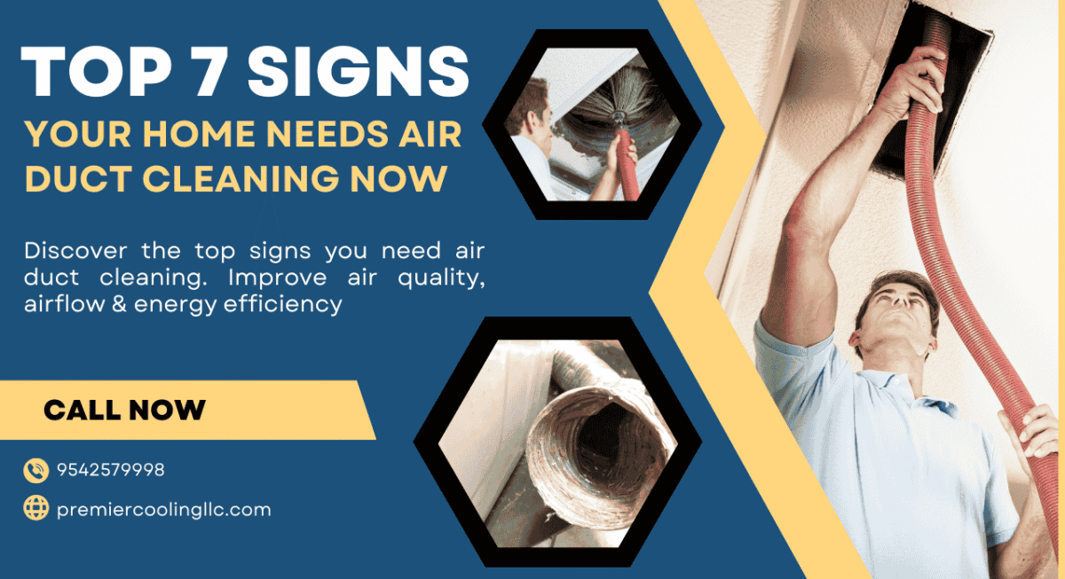 Top 7 Signs Your Home Needs Air Duct Cleaning Now