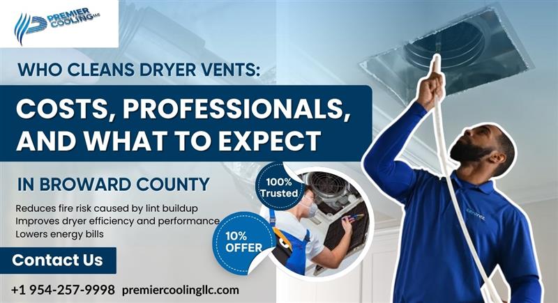 Who Cleans & Installs Dryer Vents in Broward County