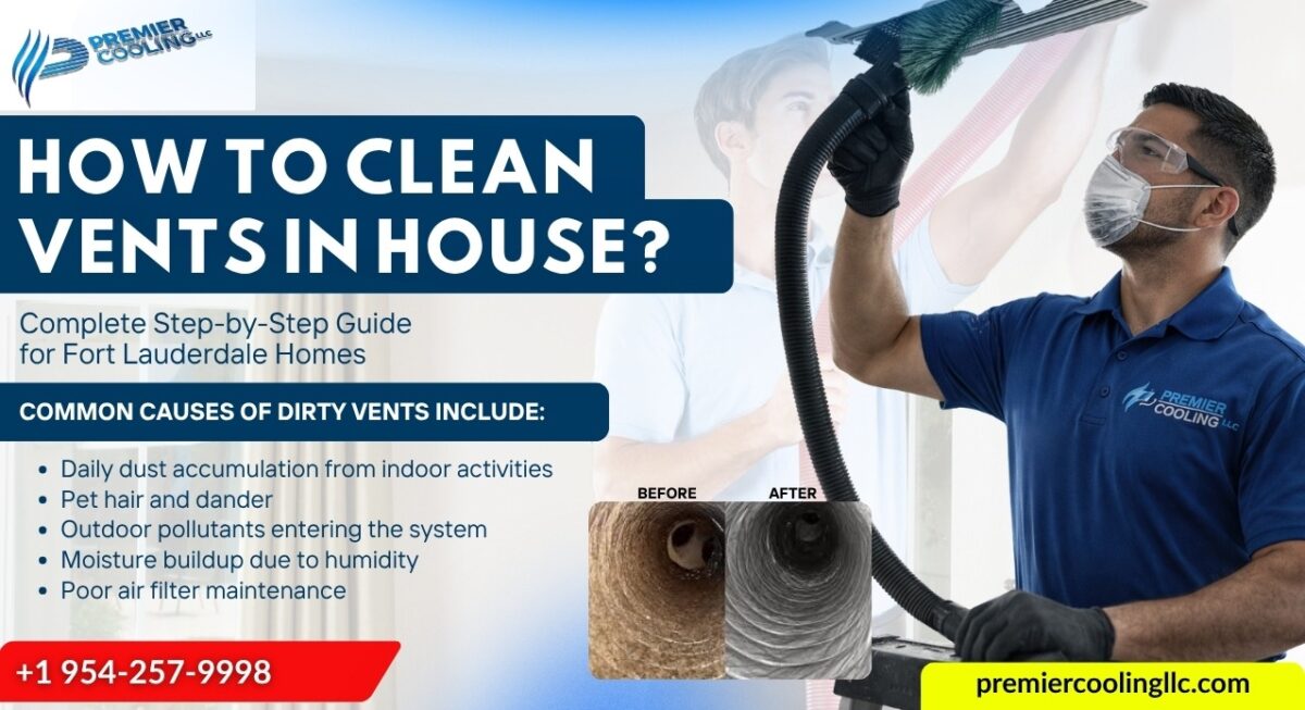 How to Clean Vents in House? Complete Step-by-Step Guide for Fort Lauderdale Homes