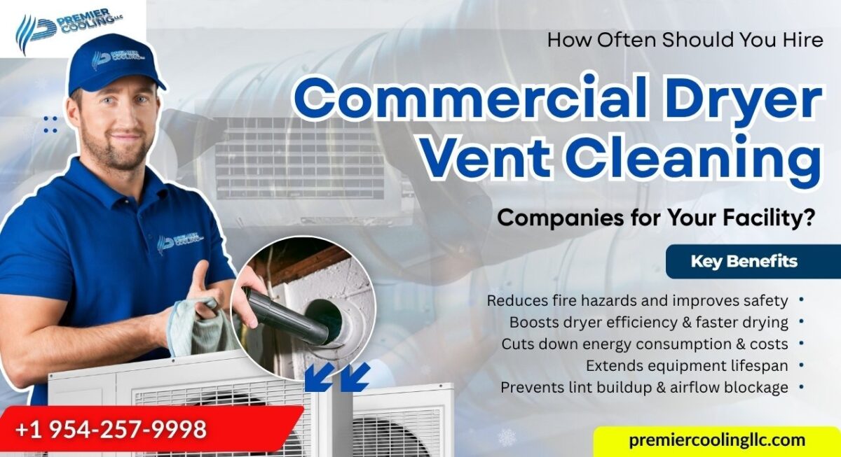 How Often Should You Hire Commercial Dryer Vent Cleaning Companies for Your Facility?
