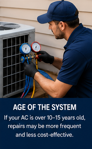 AC Unit Is More Than 10–15 Years Old
