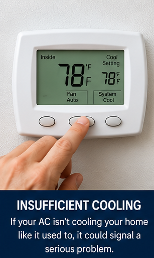 AC not cooling temperature