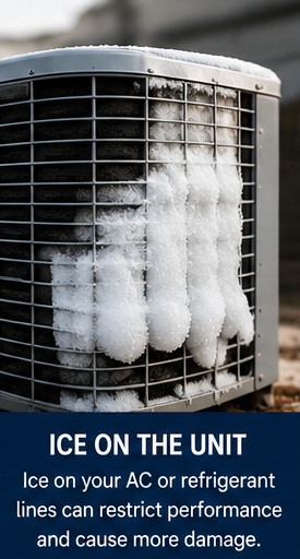 Frozen Evaporator Coils