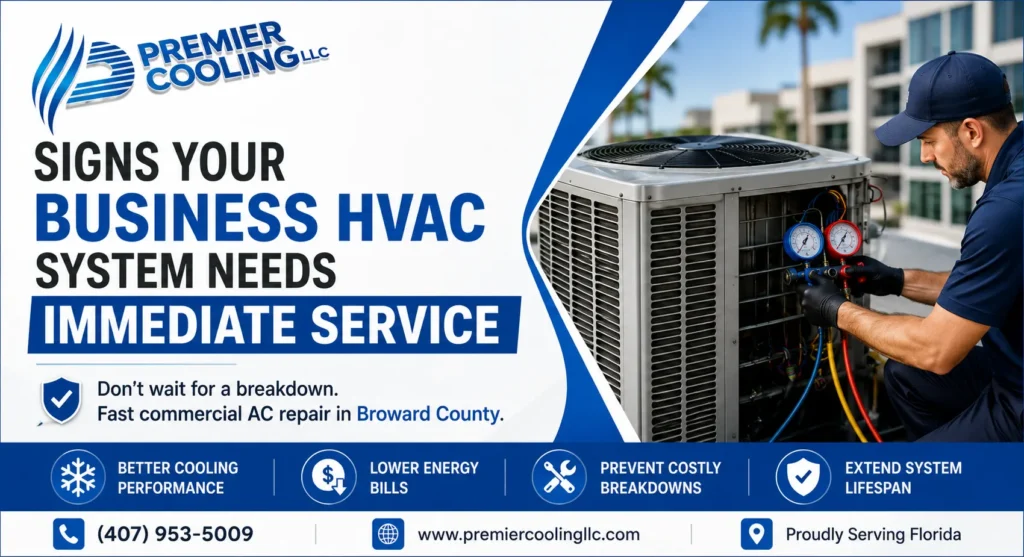 Signs your business HVAC needs servicing
