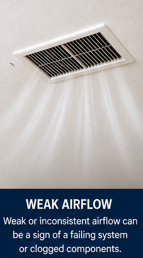 Weak Airflow through vent