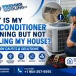 air conditioner running but not cooling
