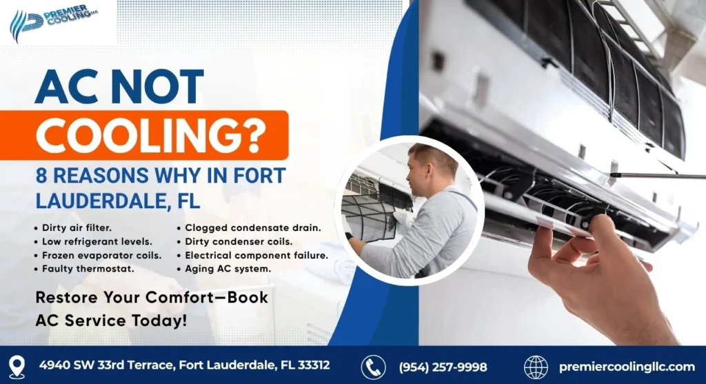 AC Not Cooling 8 Reasons Why in Fort Lauderdale, FL