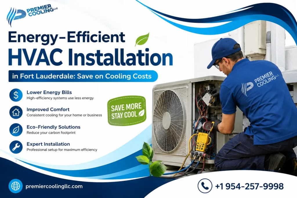 Energy-Efficient HVAC Installation in Fort Lauderdale Save on Cooling Costs