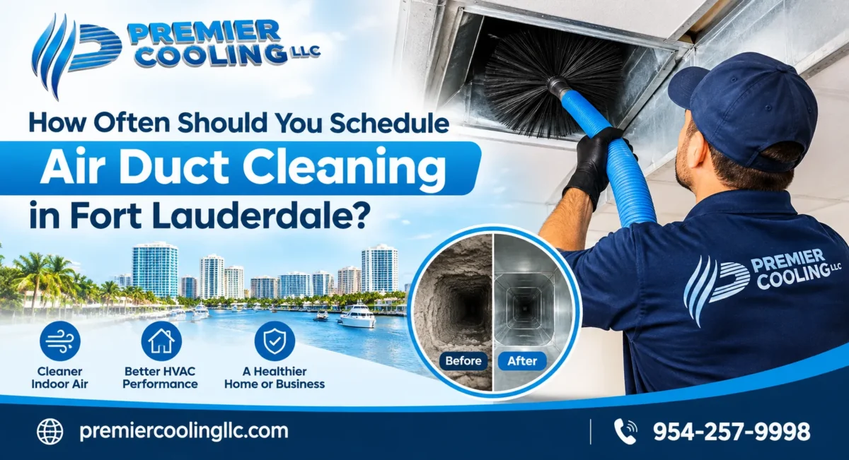 Professional air duct cleaning in Fort Lauderdale, FL for cleaner HVAC ductwork